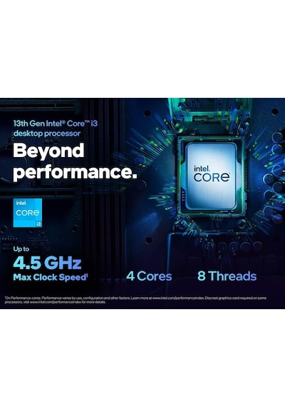 Core İ3 13100f 3.40ghz 4 Çekirdek 12mb Önbellek Lga1700 Soket 10nm Kutulu Box İşlemci