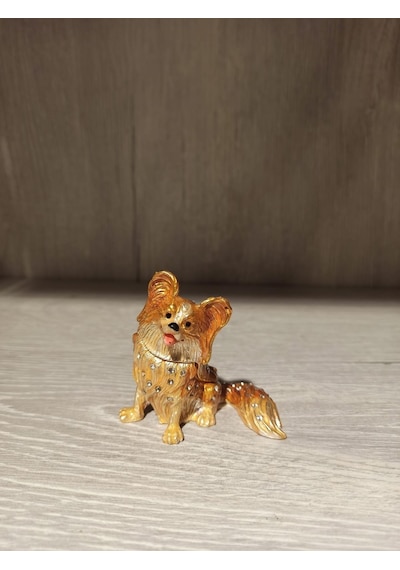 Swarovski Taşlı Köpek Mücevherlik / Dekoratif Biblo