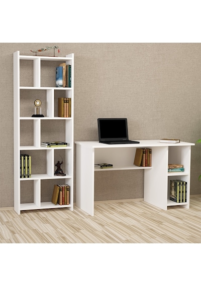 Kalenderdekor1 Kalender Dekor Avel Snow 120 Cm Çalışma Masası Takımı Aves01