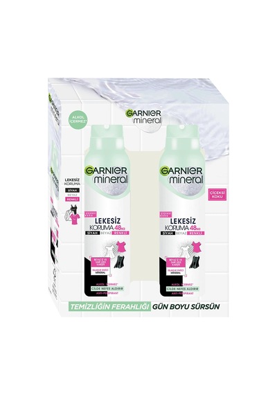 Garnier Mineral Lekesiz Koruma Sprey Deodorant 2 X 150 Ml - 4 Adet Tarı