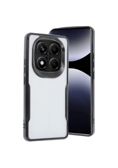 Redmi Note 14 Pro 5g Kılıf Boyi Silikon Kapak - Siyah Bz8683140830649