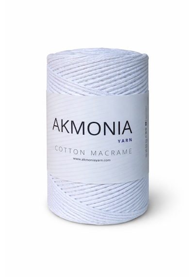 Akmonia Makrome İp 250 Gr 2mm 70015 (Optik Beyaz)