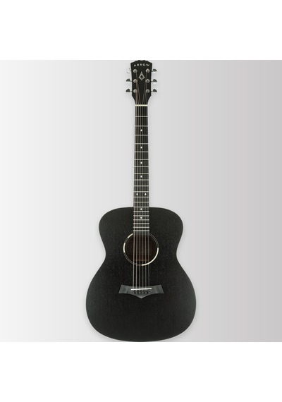 Arrow Raw Series Black Acoustic Guitar