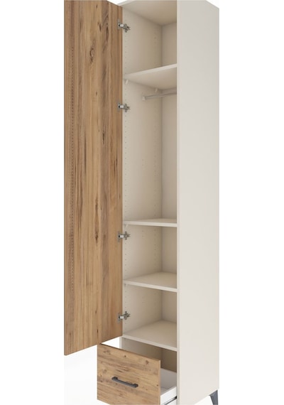 Hyperion Dolap 4 Raflı Tek Çekmeceli Tek Askılı 44x44x243 Aytaşı-çam Aytası Hyperion Dolap 4 Raflı Tek Çekmeceli Tek Askılı 44x44x243 Aytaşı-çam Aytası