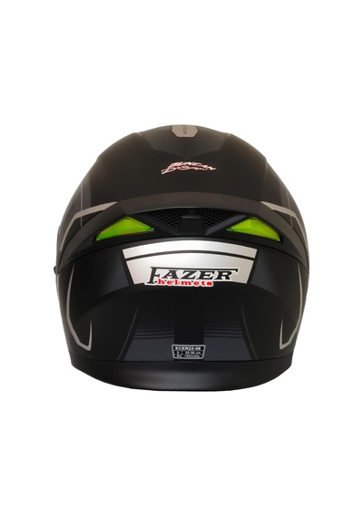 Fazer Motosiklet Çene Açılır Kask Güneş Vizörü Motor Kaskı Duncan Gri Siyah