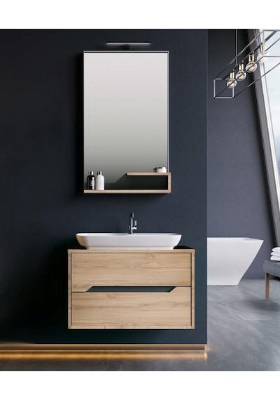 Orka Galia 80 Cm Mdf Legnano Banyo Dolabı Takımı Çok Renkli Orka Galia 80 Cm Mdf Legnano Banyo Dolabı Takımı Çok Renkli