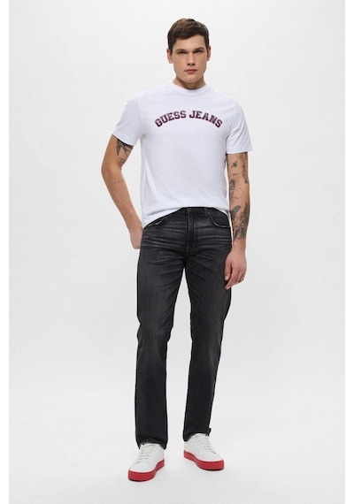 Guess Erkek Beyaz T-shirt Yüksek Kalite Pamuk Beyaz