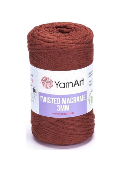 El Örgü İpi Twısted Macrame 3mm, 785, 4x250 Gr