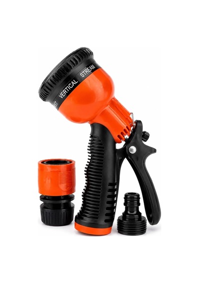 8 Fonksiyonlu 3'lü Sulama Tabancası Seti Hortum Sprey Başlığı, Ayarlanabilir Su Püskürtücü, Bahçe Çim Ar Genel