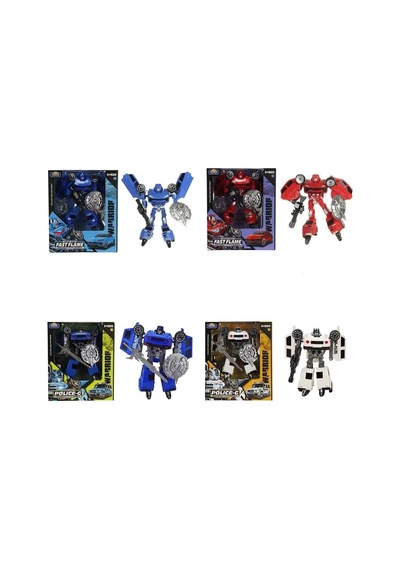 S00005039 Robot Transformer Polis Set 3r.2a.