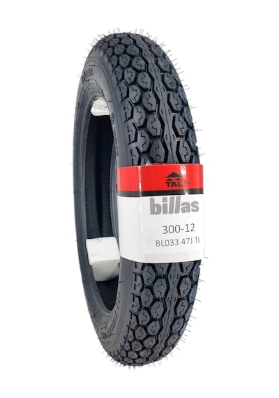 300-12 Tl Tubeless - Dubleks Bl033 Üçtekerli Motosiklet Lastiği