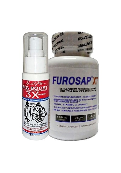 Bigboost 50 Ml Erkeklere 3xeffect Krem + Yanında Furosap Xt 30'lu