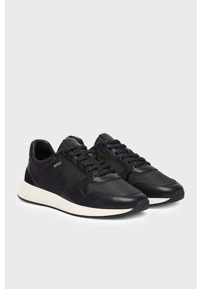 Boss Logolu Sneaker Ayakkabı Erkek Ayakkabı 50568757 001 Siyah