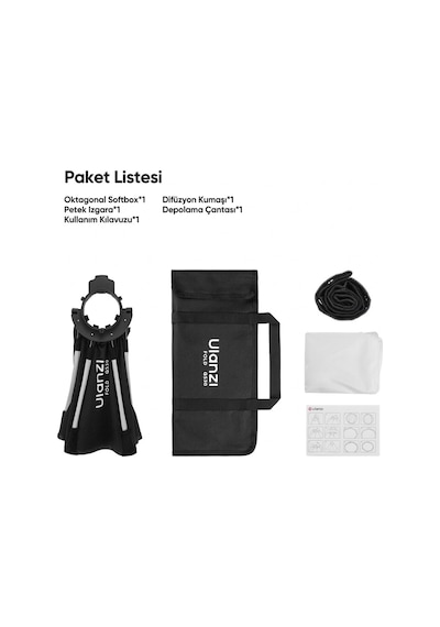 Ulanzi Fold Qs30 30cm Mini Bowens Mount Gridli Octagonal Softbox - L304