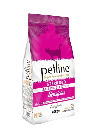 Petline Sensiplus Kısırlaştırılmış Somonlu Yetişkin Kedi Maması 10 KG