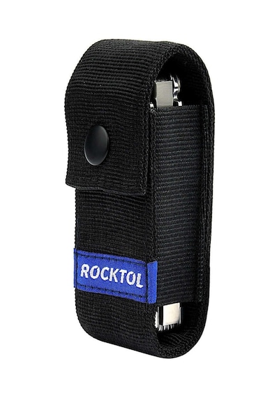 Rocktol Kamp 19 Fonksiyonlu Multitool Pense Kılıflı Gri