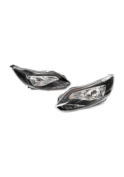 Ford Focus 3 Sağ Sol Ön Far Takımı Siyah Zemin 20112015