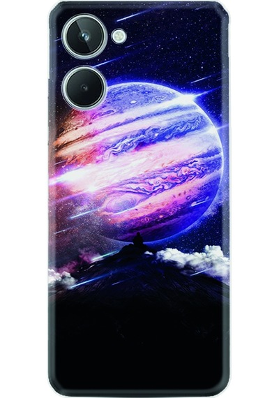 Realme 10 4G Silikon Desen Özel Seri Super Planet 1797