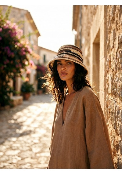 Brandsmiths Nomad Stripe Dark Hat Sarı