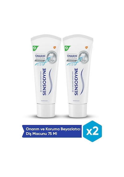 Onarım Ve Koruma Beyazlatıcı Diş Macunu 75 Ml X 2 Adet Hassasiyet