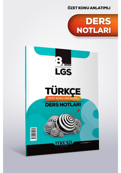 2027 Lgs Türkçe Özet Konu Anlatımlı Ders Notları Marka Yayınları