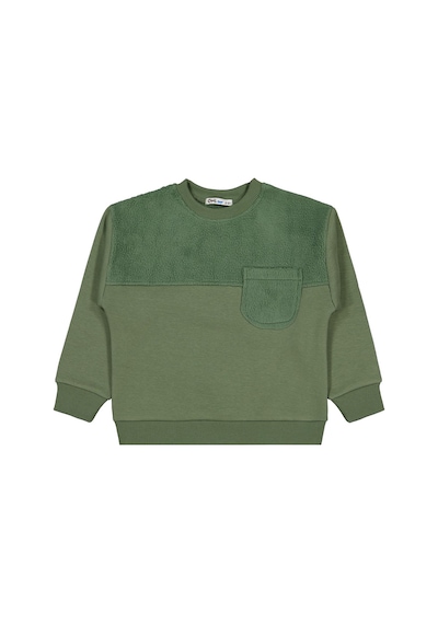 Civil Boys Peluş Garnili 2-5 Yaş Sweatshirt - Haki