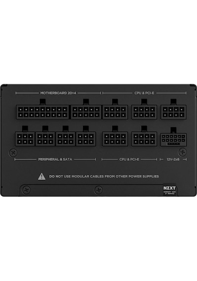 Nzxt PA-0G2BB-EU C1000 1000W Black 80+ Gold Tam Modüler Atx 3.1 Güç Kaynağı