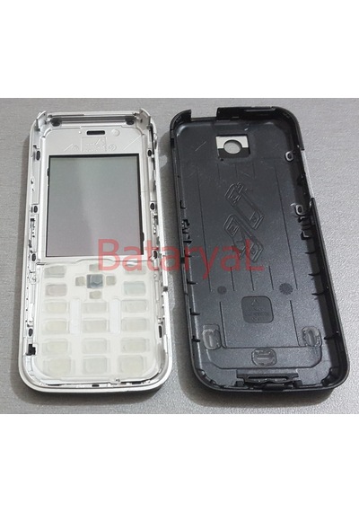 Nokia 7310 Supernova Siyah Kasa Kapak Klavye Tuş Takımı Yan Düğme
