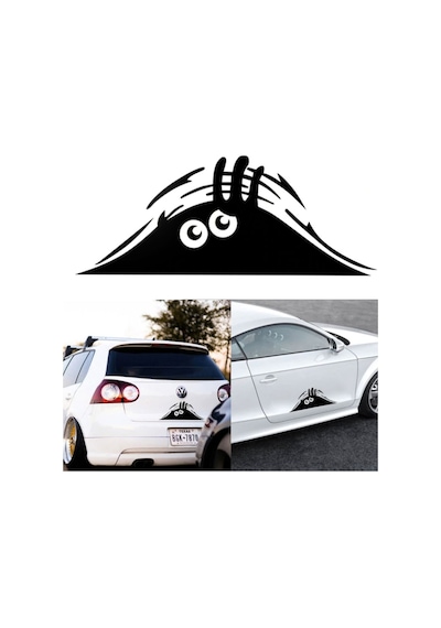 Bagajdan Gizli Bakan Adam Oto Sticker, Araba Stickerı