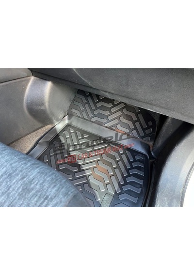 Nissan Qashqai 2007-2008 3d Kauçuk Kokusuz Havuzlu Paspas