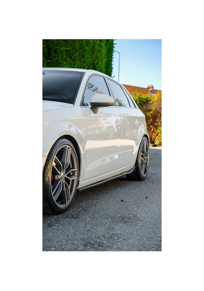 Audi A3 8v Sportback 2013-2016 Uyumlu Yan Marşpiyel Seti Sportif Yan Etek Takımı Body Kit