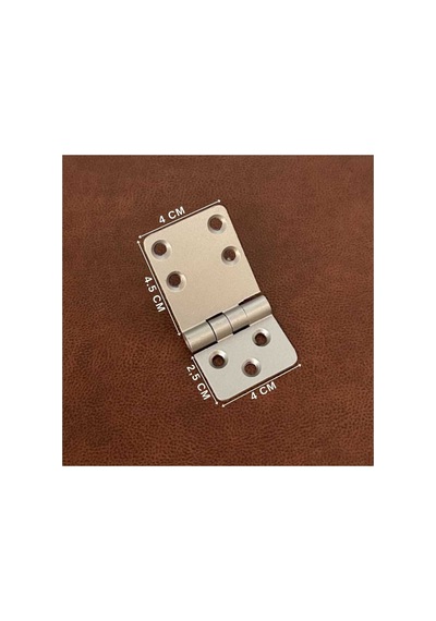 Star Oval Köşeli Kuyruklu Alüminyum Yaprak Menteşe 4,5x2,5 Cm 2 Adet
