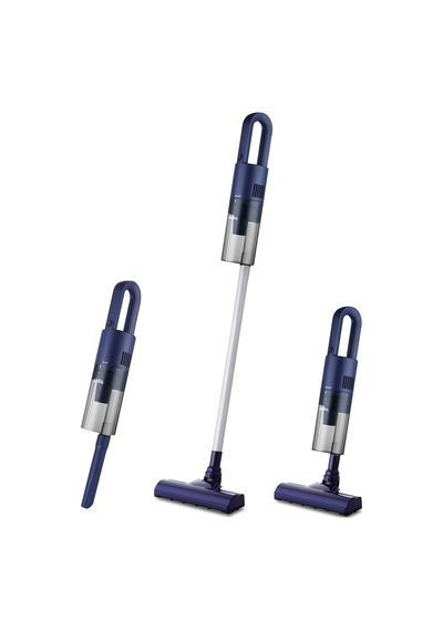 Dikey Elektrikli Süpürge 500w - 1.5l Toz Hazne, Çift Filtre, 90 Başlık Mavi