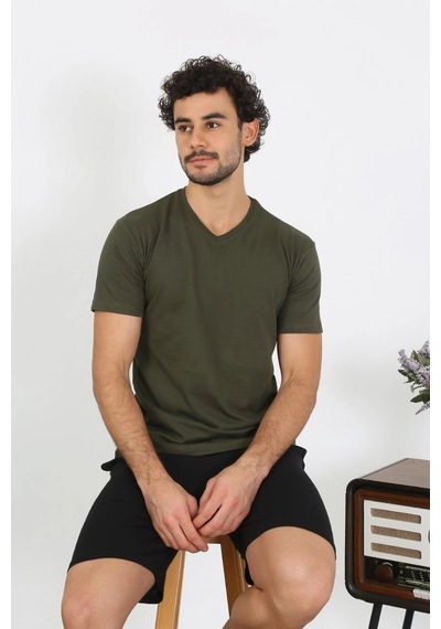 Najmaddin.com Beru Erkek Penye Haki 3'lü Pijama Takımı