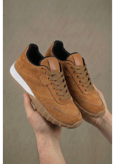 Tw Tonny White New York-048 Deri Spor Yürüyüş Günlük Sneaker Ayakkabı Kiremit