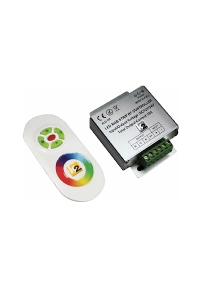 K2 216w 12v 18a Uzaktan Kumandalı Rgb Led Kontrol Paneli Kld102