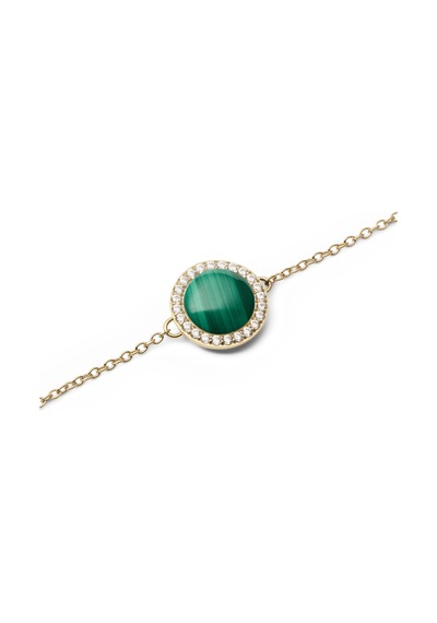 Audrey Bracelet Malachite Gold Gold