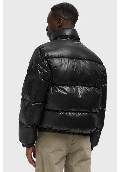 Lacoste Relaxed Fit Down Fill Mens Jacket Çıkarılabilir Kapüşonlu Rahat Kesim Suya Dayanıklı Erkek Kaz Tüyü Mont Siyah Siyah