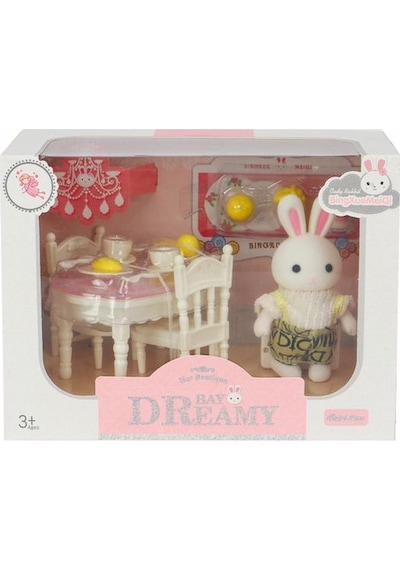 Bay Dreamy Mini Tavşan Aksesuarlı Yemek Masası Seti