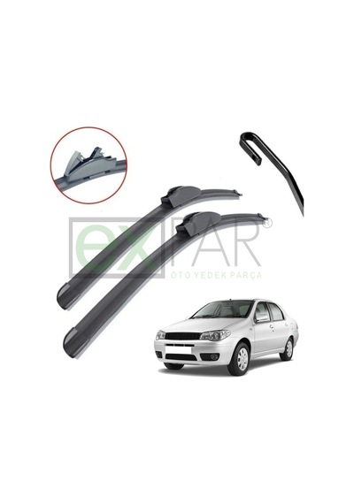 Fiat Albea Ön Cam Silecek Süpürgesi Takımı 2006 - 2012 Model Albea Ön Silecek Sağ Sol