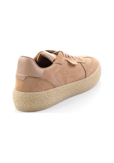 Bambi Vizon Süet Kadın Sneaker K01791074372