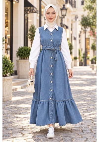 Hb Harma Time Butik Kadın Düğmeli Kuşaklı Eteği Fırfırlı Açık Mavi Kot Jile Açık Mavi Açık Mavi Hb Harma Time Butik Kadın Düğmeli Kuşaklı Eteği Fırfırlı Açık Mavi Kot Jile Açık Mavi Açık Mavi