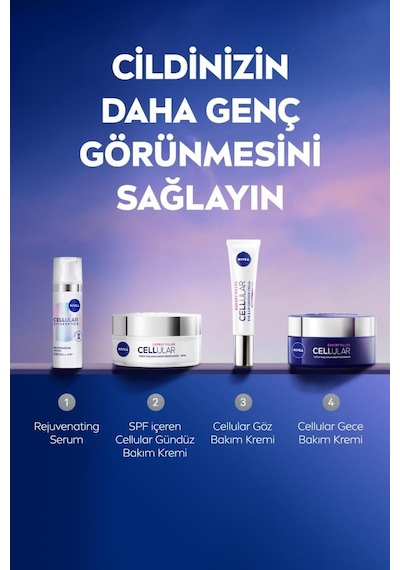 Cellular Epigenetics Rejuvenating Yüz Serumu 30ml,, Genç Görünüm, Hyaluronik Asit