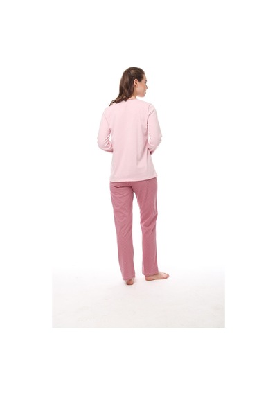 Pijadore 1532 Büyük Beden Kadın Uzun Kollu Pijama 001