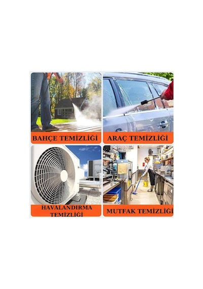 Şarjlı - 18 - Ve Yüksek Basınçlı Oto Yıkama Makinesi Ve Sulama Tabancası Bahçe - Csmo-tex - Yıkama Makinesi