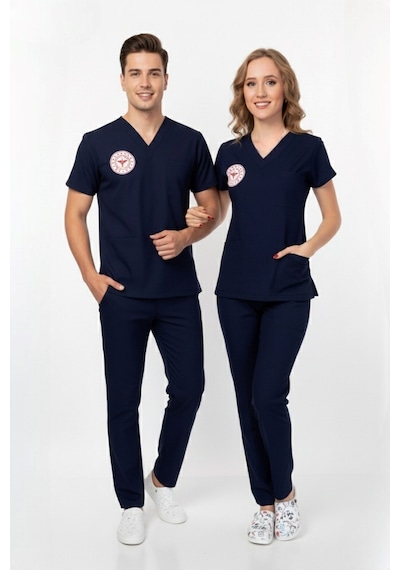 Unisex Lacivert Hemşire Scrubs Üniforma Takım Patriot Blue Sağlık Bakanlığı Yeni Yönetmeliğe Uygun Lacivert Unisex Lacivert Hemşire Scrubs Üniforma Takım Patriot Blue Sağlık Bakanlığı Yeni Yönetmeliğe Uygun Lacivert