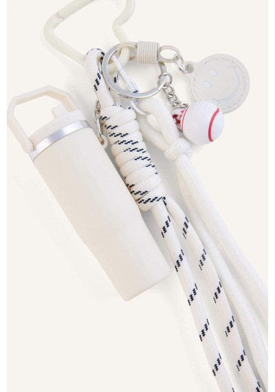 Defacto Spor Temalı Charm Anahtarlık I0498axnsbg106 Bej