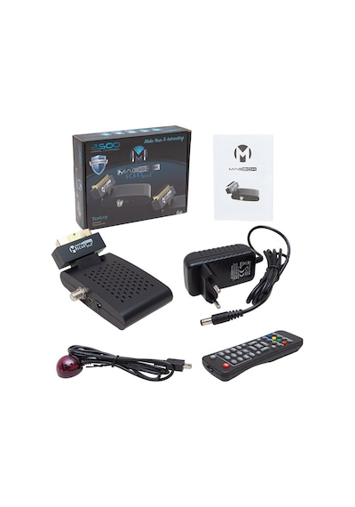Magbox Scart Plus Tkgs'li Scart Girişli Mini SD Uydu Alıcısı