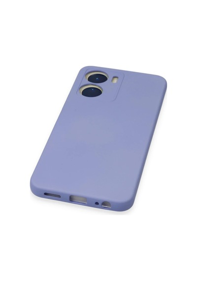 Vivo Y16 Kılıf Nano İçi Kadife Silikon - Lila 0.2M-Çok Renkli