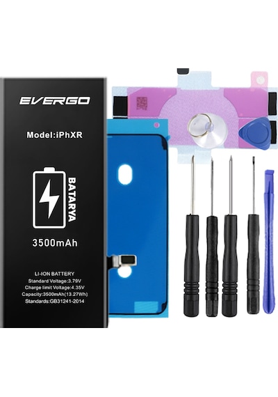 Appleıphone Xr Batarya Pil 3500 Mah evergo